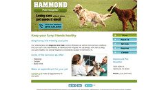 Desktop Screenshot of hammondpethospital.com